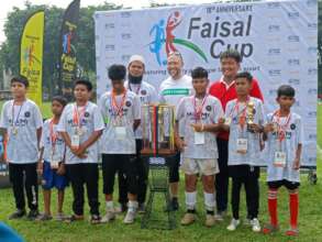 Winning the Faisal Cup championship