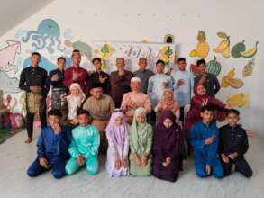 Kedah secondary students during Raya celebration
