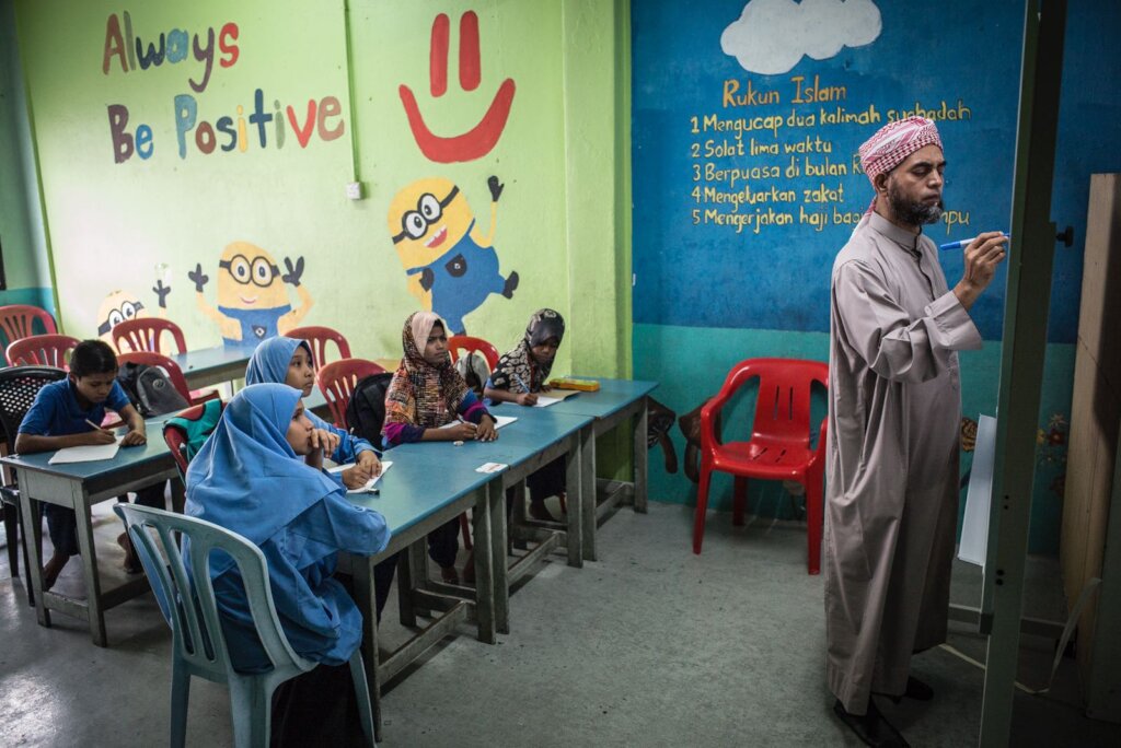 Rohingya Community School (RCS) for 250 students