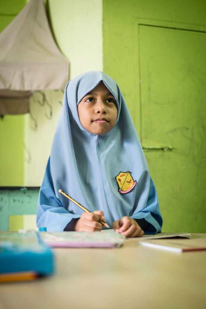 Rohingya Community School (RCS) for 250 students