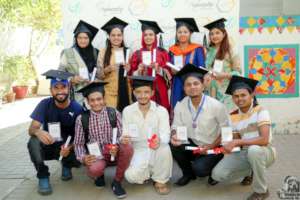 Glimpse of graduation ceremony