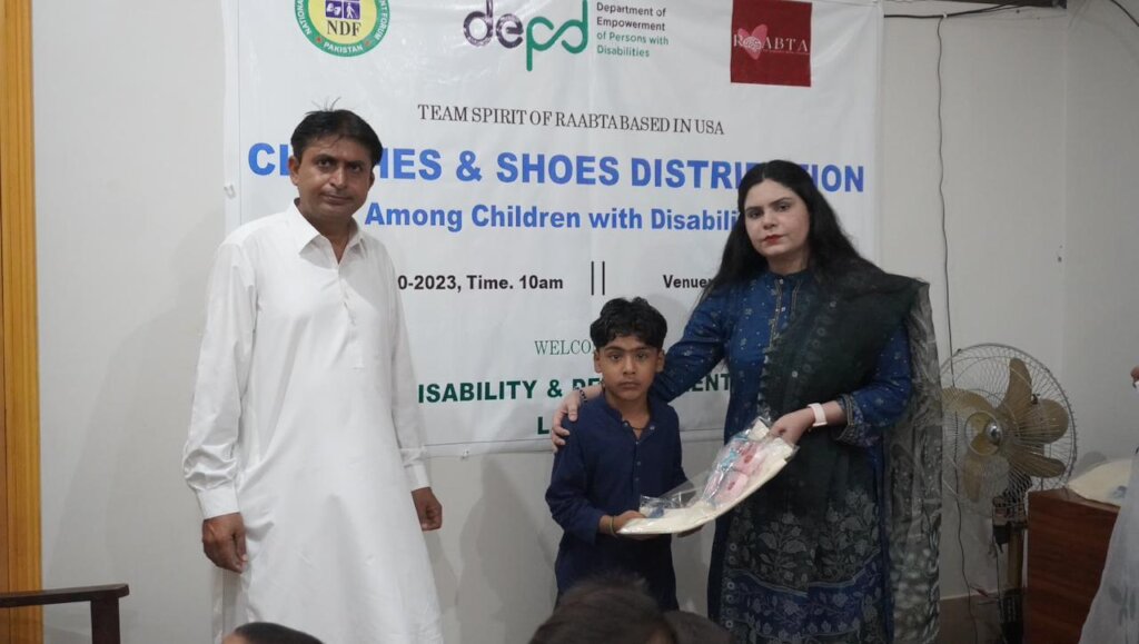 Donate Seasonal Cloths for Disabled Persons