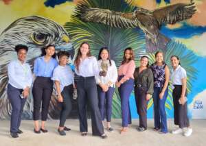 Grupo Puntacana executives visit Ridgway's hawks