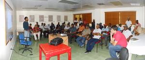 Educational talk to gardeners & maintenance worker