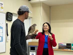 Carlos Suarez leading an environmental program