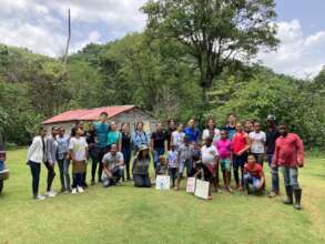 Babeque high school visitors and community members