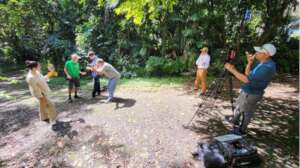 Filming crew for Bolitos & Candin