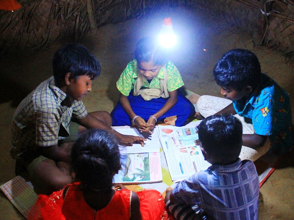 One solar Lantern for Tribe Child Education