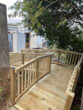 Completed accessibility ramp