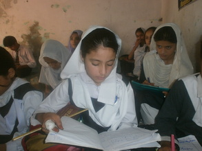 Tayyaba in class