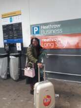 Medline arrives at Heathrow