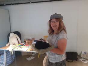 Another comfort pet finds a good home!