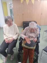 Carer Elena's mum loved the loan of a comfort pet!