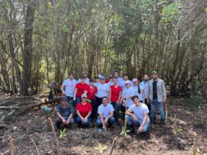 Group photo after planting activity