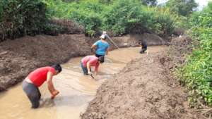 Desilting of canals