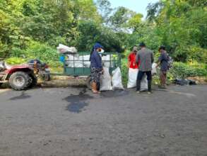 plastic waste collection
