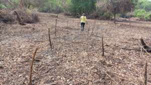channel before being dug