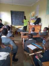 Amusic lesson by our student