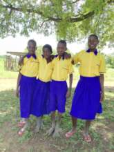 Happy with their Brand New School Uniforms