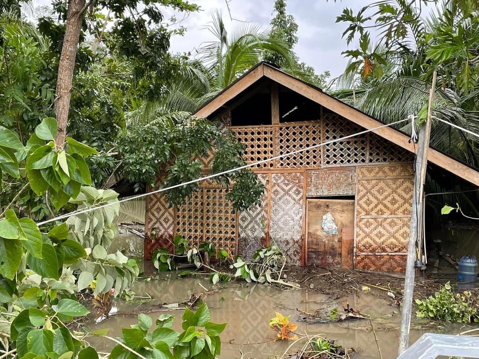 Relief goods for people affected by typhoon Odette