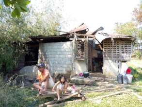 Relief goods for people affected by typhoon Odette