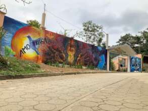 Mural in Tepetzintan's Secondary School