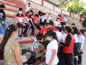 Engraving lessons during a Cultural Week