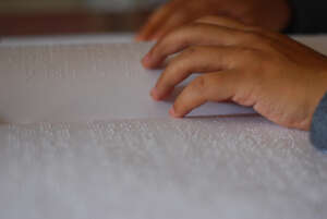Reading Braille