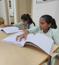 Touch words Touch lives Braille opens new doors