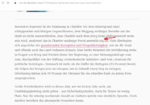 Getting featured on the pages of German press