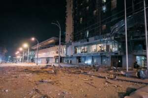 Destroyed Kharkiv Palace