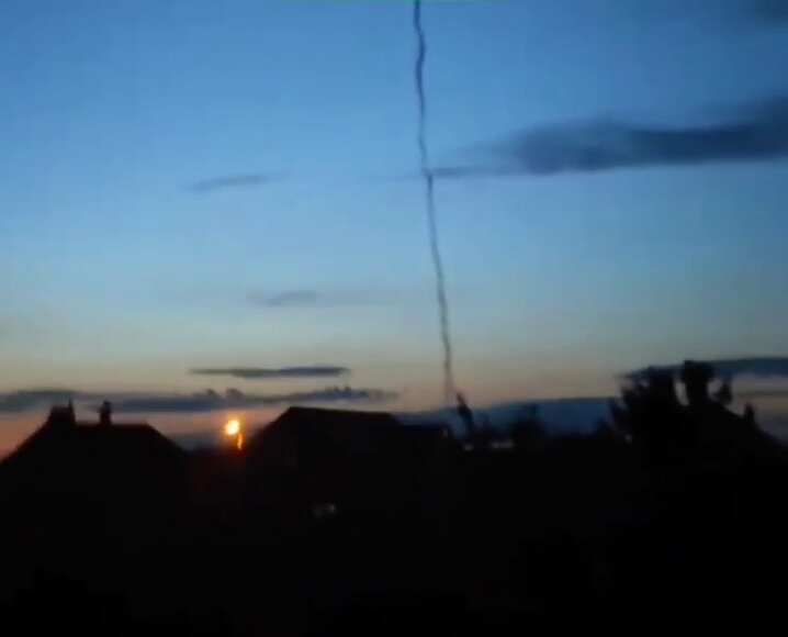 The takeoff of one of those missiles near Belgorod