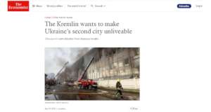 The Ecomonist about infrastructure damage