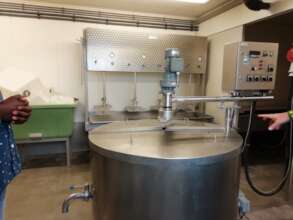 Dairy cheese-making equipment