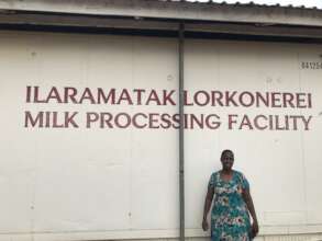 Dairy manager Schola is keen to help local women