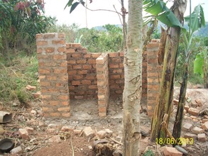 Evas toilet under construction