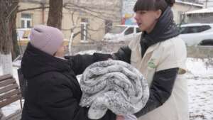 We support elderly in wintertime