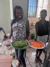 Preparing dinner