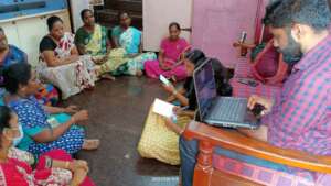 Screening of empowerment videos for Women groups