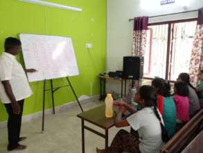 Volunteers Teaching English and Mathematics