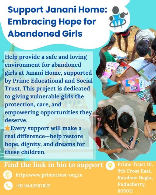 Home for abandoned girls in Puducherry