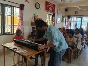Bringing joy through music to children of Janani