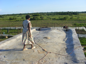 Cement-based render on roof