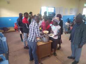 Lunch time for New Women/Girls Steps Group