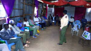 The Area Chief Visiting a Refresher Workshop