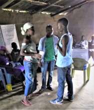 A role play on substance abuse by Clients