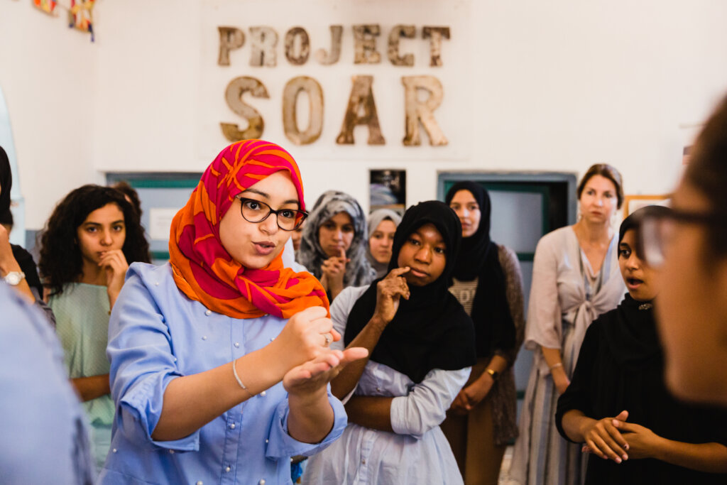 Empowerment Facilitator leading a workshop