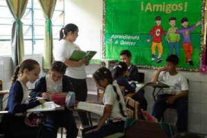 Shared reading and discussion in the classroom