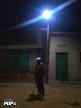 Street light installed in Cyaruzinge commons.