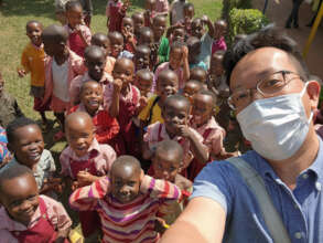 Our volunteer architect, Yuya, from Tokyo visits.